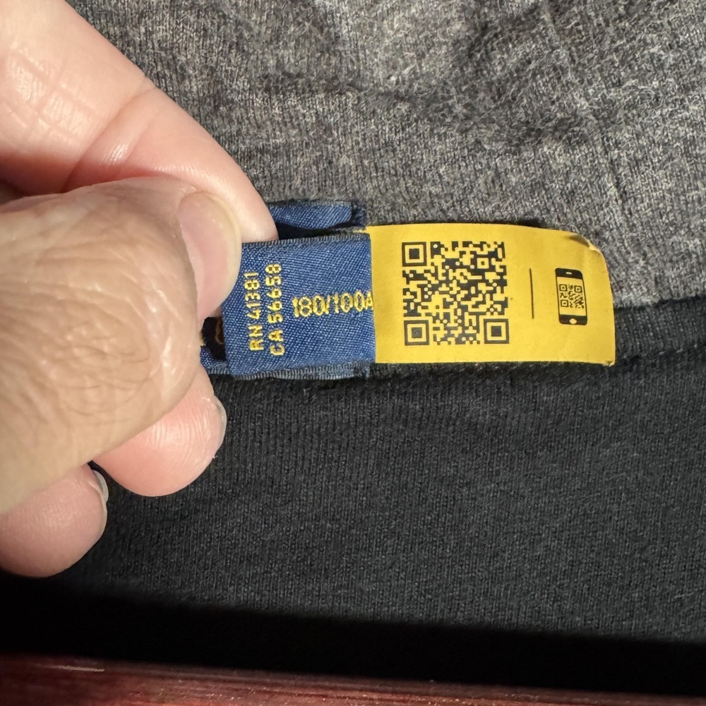 Polo Ralph Lauren Hoodie Mens L Black RL Tigers 1967 Varsity Snap Fleece Jacket - Picture 5 of 11